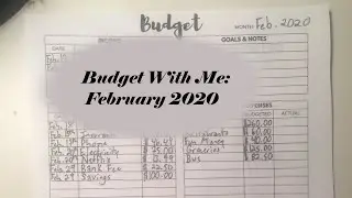 Budget With Me | February 2020