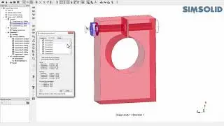 Reaction and Contact Forces in Altair SimSolid