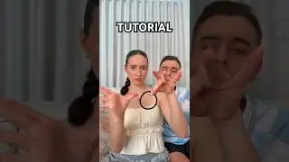 CAN YOU DO IT? 😳🤔🤣 VIRAL TIKTOK HAIR TIE TRICK TUTORIAL? 👀 #shorts #viral #trend #tutorial