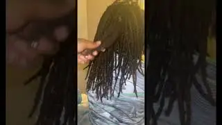 I combed out one of my son&rsquo;s locs. Look at the stretch pull! It&rsquo;s so long!
