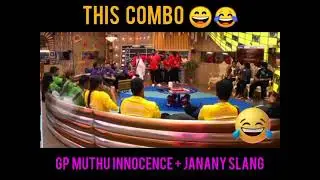 GP MUTHTHU & JANANI COMBO  #gpmuthu #janany