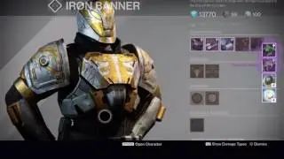 Destiny iron banner rank 5 loot on 2 titans!