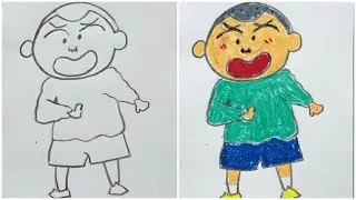 How to draw Masao | Easy Masao drawing | Masao kaise banate hein | Masao Oil pastel