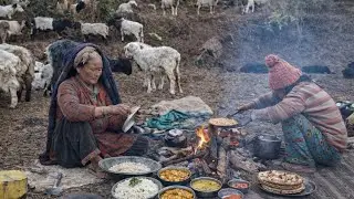 Real Nepali Village Life in the Forest | Traditional Dal Bhat Roti Cooking with Firewood