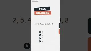 Latihan Pola Bilangan #polabilangan #utbk #math