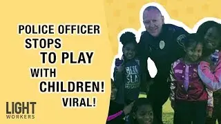 Police Officer Takes Time to Play with Kids Goes Viral &mdash; So Love!!! 💛