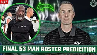 FINAL Jets 53 Man Roster Predictions + Jets TRADE News ✈️