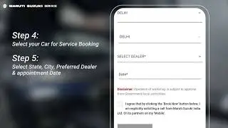 Factful Fridays- Learn to book your Service Appointment through Maruti Suzuki Website.