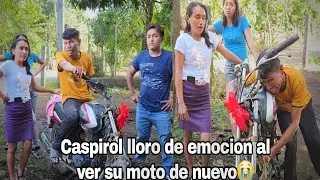 Caspirol termina llorando al ver su sorpresa//Lidia no lo podia crecer Nora hace la entrega