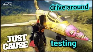 testing the mini jet in (just cause 4)