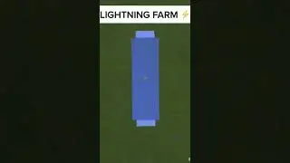 lightning farm in Minecraft #VFX#viralshorts #comment #op  LIKE SUBSCRIBE TO MY CHANNEL