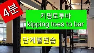 키핑토투바 단계별 연습 / kipping toes to bar