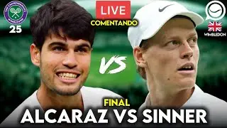 🔴 CARLOS ALCARAZ - JANNIK SINNER [FINAL WIMBLEDON] - COMENTANDO EN DIRECTO