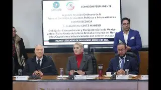 EN VIVO/ Reunión de la Primera Comisión de la Permanente: Asuntos Políticos e Internacionales