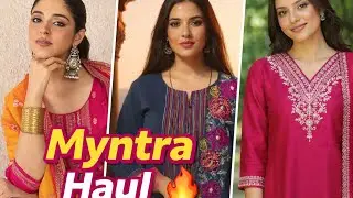  Myntra Kurta set Haul 🔥 Beautiful Ethnic Wear Under Budget | Honest Review