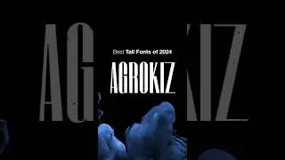 Best Tall font of 2024 #font #creative #tallfont #graphicdesign