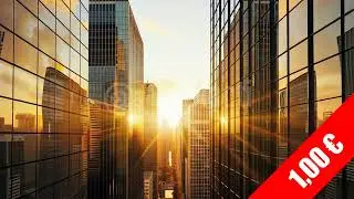 Golden Sunrise Through Skyscrapers &ndash; 4K City Architecture