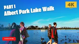 The Most Stunning Lakeside Walk in 4K | Albert Park Lake Walk