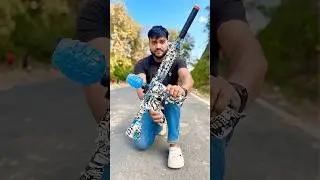 Gel ball Blaster Toy Gun Unboxing and testing🔥