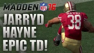 JARRYD HAYNE CRAZY 70 YARD TOUCHDOWN!  - Madden 16 Draft Champions Gameplay