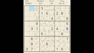 Daily Sudoku 12/11/2025