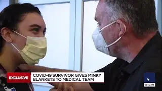 Utah County couple gives Minky Couture blankets to medical team at Utah Valley Hospital