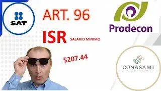 Como calcular el ISR de un trabajador del salario mínimo, art 96 LISR.