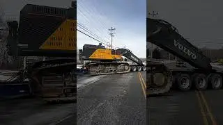 Heavy Equipment Hauling #automobile #trucking #jakebrake #heavyhaul