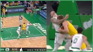 Allstar Sabonis Gets A Flagrant Foul For Headbutting Thies In The Face!!