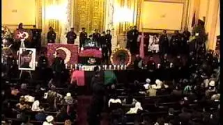 Hashim Nzinga speaks during Ascension of Khalid Muhammad, the Black Power General