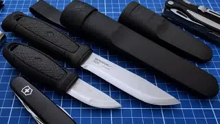 Morakniv Garberg, a &uacute;nica faca full tang da Mora! (Comparando com a Mora Robust).