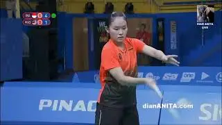 FINAL WS GAME 2 Ruselli Hartawan (INA) Vs Kisona Selvaduray (MAS) SEA GAMES 2019