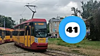 MPK Łódź - linia 41 Pabianice Wiejska - Pl. Niepodległości