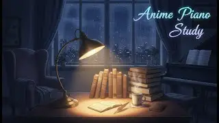 Study Session in Anime | Relaxing Anime Piano for Sleep | cool japan