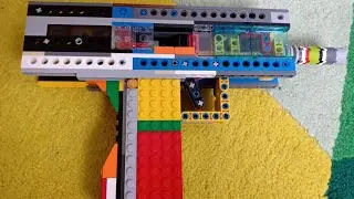 LEGO FULL-AUTO SHELL-EJECTING RUBBERBAND-GUN