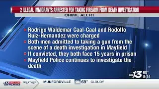 2 Foreign Nationals arrested for possessing firearm from death investigation
