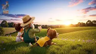Magical Adventures at Old macdonal happy farm: Toby gets to know and plays with Buster.