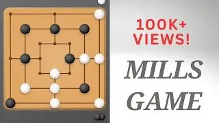 Mills game |  now I am learning mills game #mills