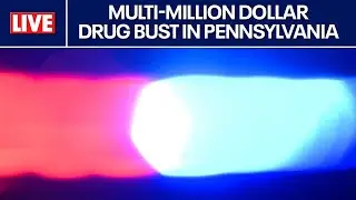 SOON 🔴Multi-million dollar drug bust in Bucks County