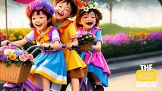 A Kids Song About Bicycle Parades | Learn, Laugh, Pedal Together | Poems and Rhyming World of Kids
