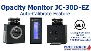 Opacity Monitor JC-30D-EZ Auto Calibrate Feature