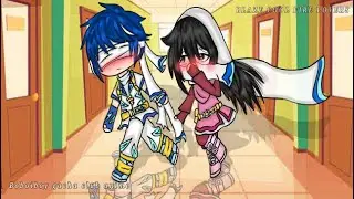 (Toufan x yaya) boboiboy #gacha #club #anime saat yaya di bully☝️😳😳😳