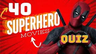 GUESS THE SUPERHERO MOVIE - The ultimate super challenge