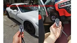 How to install maserati GT keyless start.