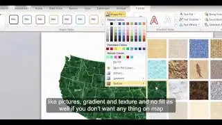How to Color a State, County or Country Map