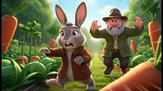 Peter Rabbit&rsquo;s Brave Adventure 🐰🌿 | Fun Kids Poem Song | Family & Teamwork Story