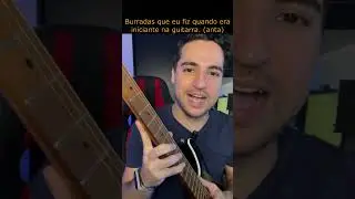 Burradas que eu fiz quando era iniciante na guitarra #guitarra #pedalboard