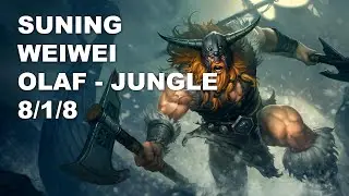 Suning Weiwei Jungle Olaf vs Ekko - KR Challenger Rank Game
