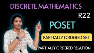 R22 DM Poset || Partially Ordered set in telugu || POSET DM R22 Important Questions ||