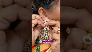 Latest Necklace Collection With Pure Emerald Beads || Preeth Collections || #necklace #shorts